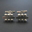 【中古】美品 GEORG JENSEN ジョージジェンセン 925SV No.61 カフスボタン カフリンクス シルバー メンズ レディース Luxs ブランド...