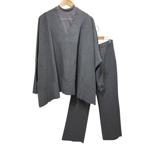 【中古】美品 24AW CELFORD セルフォード トップス付き ニットセーター+パンツ セットアップ CWNO245005 36 グレー レディース Luxs ブランド古着のリュクス 【中古】美品 24AW CELFORD セルフォード トップス付き ニットセーター+パンツ セットアップ CWNO245005 36 グレー レディース Luxs ブランド古着のリュクス