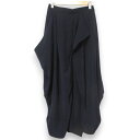 【中古】美品 24SS ENFOLD エンフォルド DRAPE COCOON SKIRT ロングスカート 300HS231-1160 サイズ36 ダークネイビー レディース Luxs ブランド古着のリュクス