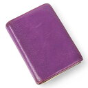 【エントリーポイント10倍】【中古】良品 HERMES エルメス アジェンダカバー グローブトロッター レザー手帳カバー リフィル付き パープル □L刻印 メン...