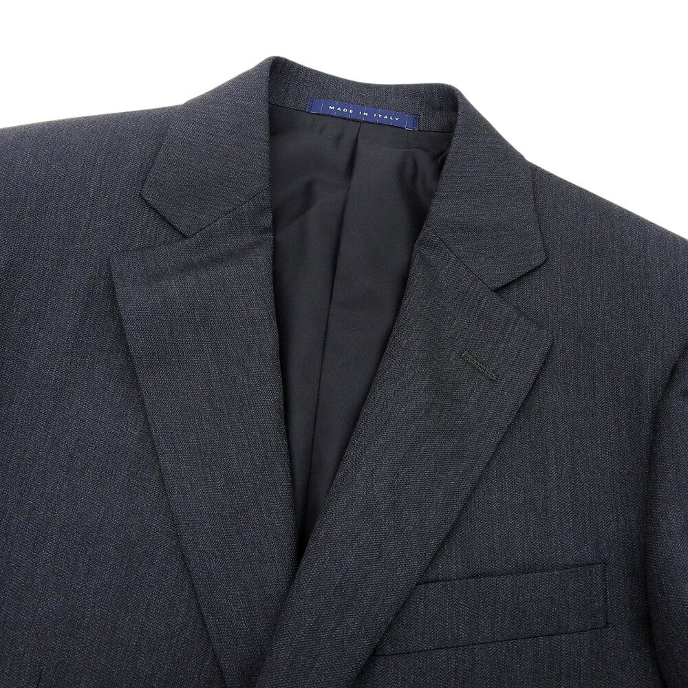 【中古】未使用 Pal Zileri パルジレリ テーラードジャケット×スラックスパンツ セットアップ スーツ 44 チャコールグレー メンズ Luxs ブランド古着のリュクス