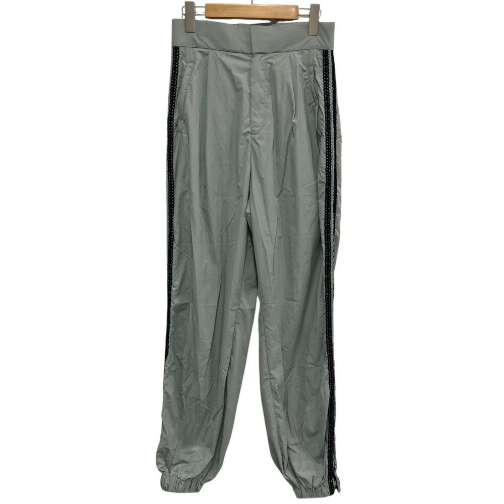 【中古】良品 24SS Forget-me-nots フォーゲットミーノッツ レースライン トラックパンツ FMN-24SS-P-003 サイズS グレー レディース Luxs ブランド古着のリュクス