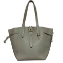【中古】新品同様 FURLA フルラ NET M ネット ミディアム レザー トートバッグ BZT0FUAHSF000M7Y00 グレー レディース Luxs ブランド古着のリュクス