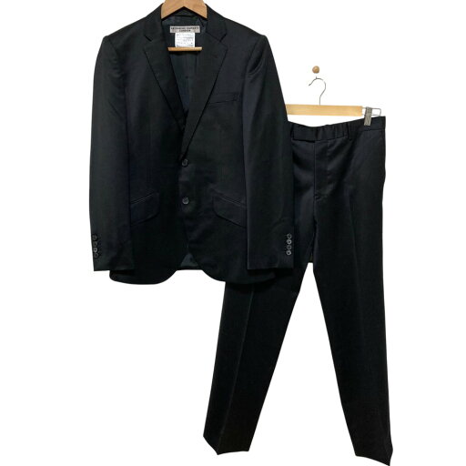 【中古】新品同様 KATHARINE HAMNETT LONDON キャサリンハムネット シルクブレンド シングルジャケット パンツ スーツ セットアップ M ブラック メンズ Luxs ブランド古着のリュクス 【中古】新品同様 KATHARINE HAMNETT LONDON キャサリンハムネット シルクブレンド シングルジャケット パンツ スーツ セットアップ M ブラック メンズ Luxs ブランド古着のリュクス