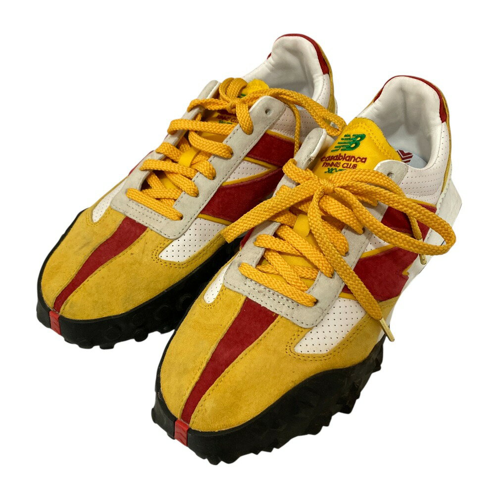 【中古】良品 New Balance ニューバランス CASABLANCA XC-72 スニーカー UXC72CBB 27.5cm イエロー メンズ Luxs ブランド古着のリュクス