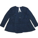 【エントリーポイント10倍】【中古】新品同様 Merlette マーレット SEWARD CARDIGAN アルパカ ウール ローゲージ ニットカーディガン XS ネイビー レディース Luxs ブランド古着のリュクス