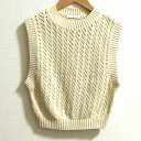 【中古】良品 22SS TEN × Ron Herman テン ロンハーマン コラボ Cotton Knit Vest 透かし編み プルオーバー ニット ベスト...