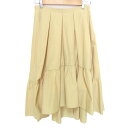 【中古】美品 FOXEY NEW YORK フォクシー ニューヨーク VIOLETTE SKIRT ヴィオレットスカート 42840 サイズ40 イエロー レディース Luxs ブランド古着のリュクス