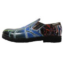 【中古】美品 DIET BUTCHER SLIM SKIN ダイエットブッチャースリムスキン GUCCIMAZE SLIP-ON SHOES スリッポン レザーシューズ 41マルチカラー メンズ Luxs ブランド古着のリュクス