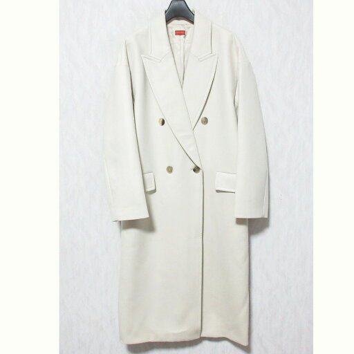 【中古】良品 DES PRES デプレ ウール ロングチェスターコート 22-08-94-08104 サイズ36 アイボリー レディース Luxs ブランド古着のリュクス 【中古】良品 DES PRES デプレ ウール ロングチェスターコート 22-08-94-08104 サイズ36 アイボリー レディース Luxs ブランド古着のリュクス