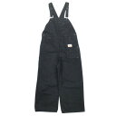 【中古】美品 18AW Timberland PRO × N.HOOLYWOOD ティンバーランド × Nハリウッド オーバーオール サロペット ワーク S 黒 ブラック メンズ Luxs ブランド古着のリュクス
