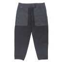 【中古】新品同様 24SS MONCLER モンクレール ナイロン ドッキング スウェットパンツ J10919L00001 サイズXL ブラック メンズ Lux...
