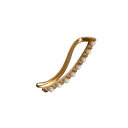 【中古】美品 ete エテ シルバー925 パール イヤーカフ アクセサリー ゴールドカラー レディース Luxs ブランド古着のリュクス