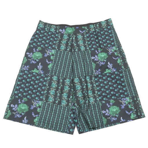 【中古】未使用 22AW DIOR ディオール 花柄 ローズ パッチワーク ショート ハーフパンツ セミワイド 50 ブラック グリーン 293C170A5680 メンズ Luxs ブランド古着のリュクス 【中古】未使用 22AW DIOR ディオール 花柄 ローズ パッチワーク ショート ハーフパンツ セミワイド 50 ブラック グリーン 293C170A5680 メンズ Luxs ブランド古着のリュクス