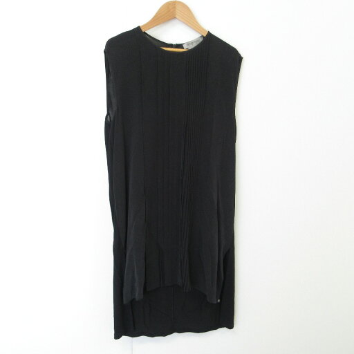 【中古】 SPORTMAX スポーツマックス マックスマーラ ノースリーブ プリーツ チュニック ブラウス ワンピース ブラック レディース Luxs ブランド古着のリュクス 【中古】 SPORTMAX スポーツマックス マックスマーラ ノースリーブ プリーツ チュニック ブラウス ワンピース ブラック レディース Luxs ブランド古着のリュクス