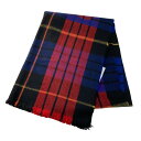 【中古】未使用 GHERARDINI ゲラルディーニ 洗えるカシミア チェック柄 カシミア マフラー ストール マルチカラー レディース Luxs ブランド古着のリュクス