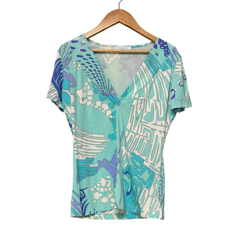 【美品】EMILIO PUCCI 半袖トップス マーブル 38 楽天市場】EMILIO PUCCI(Tシャツ・カットソー|トップス