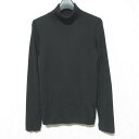 【中古】美品 22AW ANAYI アナイ ウール×シルク タートルネックリブニットセーター サイズ38 ブラック レディース Luxs ブランド古着のリュクス