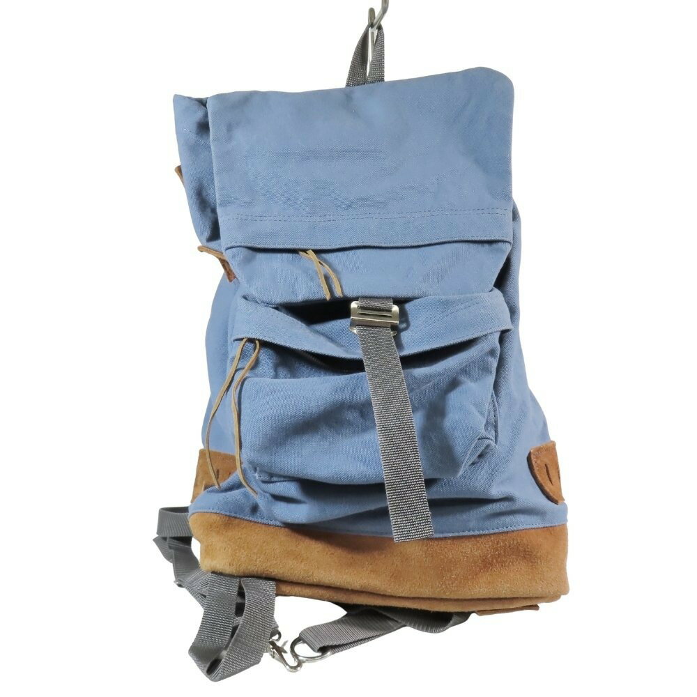 【中古】美品 INPAICHTHYS KERRI インパクティスケリー リュック バックパック デイパック バッグ スエードレザー カバン 鞄 青 メンズ Luxs ブランド古着のリュクス(4)