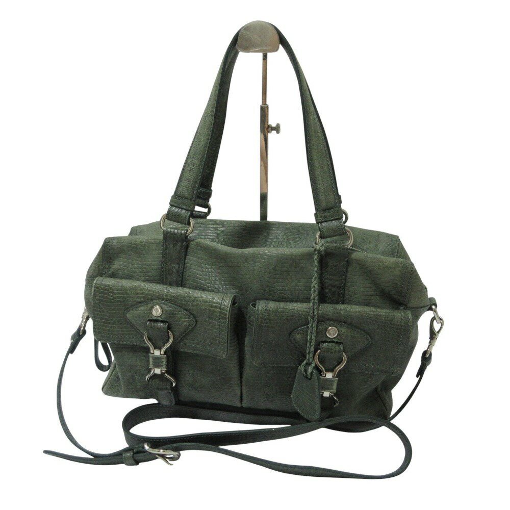 COLE HAAN 美品キレイなグリーンのバッグ Cole Haan - コールハーン トートバッグ グリーン 美品 レザー