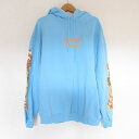 【中古】美品 Candy Stripper キャンディストリッパー SWEET THINGS SWEAT HOODIE スウェットパーカー 2 ライトブルー レディース Luxs ブランド古着のリュクス|詳細画像
