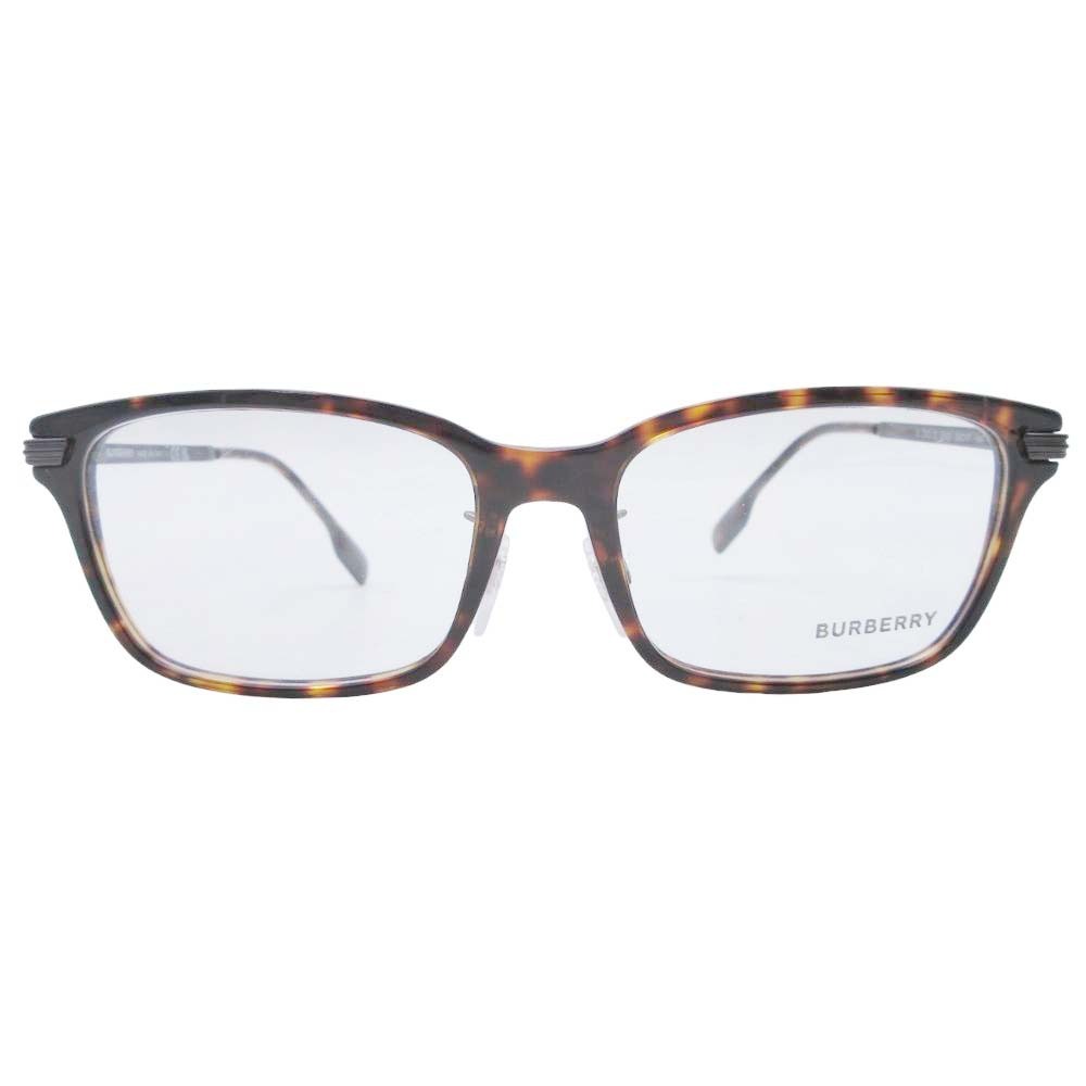 【中古】未使用 BURBERRY バーバリー ロゴ サングラス メガネ 眼鏡 アイウェア べっ甲柄 メタル セル コンビフレーム 2362D 茶 ブラウン メンズ レディース Luxs ブランド古着のリュクス(4)