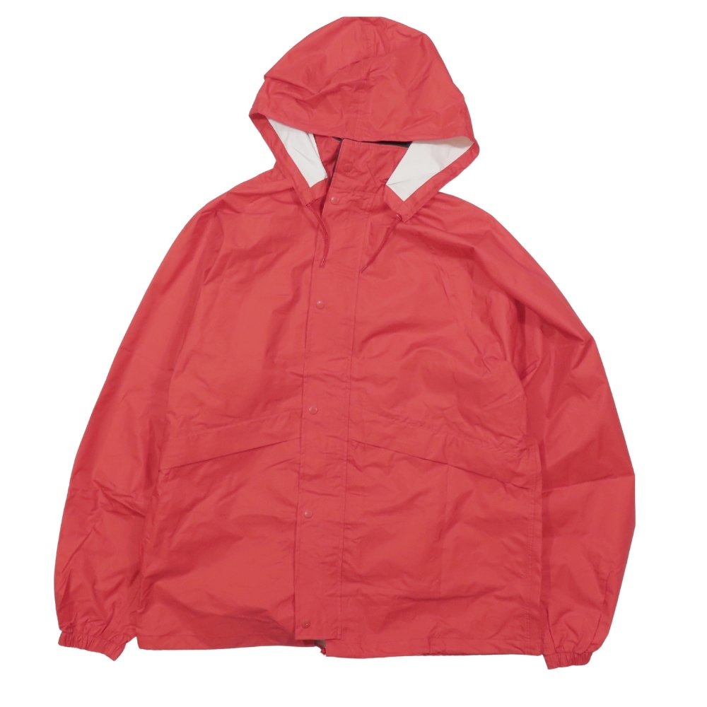 【中古】美品 TARAS BOULBA タラス ブルバ レインウェア セットアップ フーディ アウトドア ナイロン パンツ ボトムス M レッド メンズ Luxs ブランド古着のリュクス