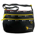 【中古】新品同様 LeSportsac レスポートサック ポケモン コラボ ピカチュウ ショルダーバッグ ブラック メンズ レディース Luxs ブランド古着のリュクス