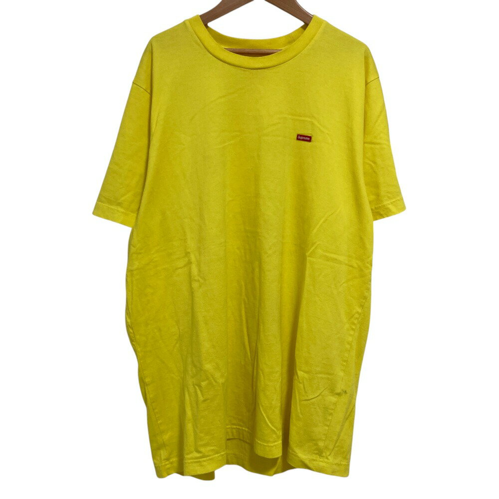 SUPREME イエロー ロゴ Tee Mサイズ Supreme Cross Box Logo Tee 