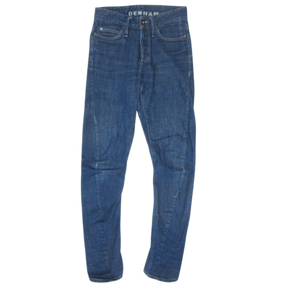 【中古】良品 DENHAM デンハム RAZOR HELIX SLIM FIT デニム パンツ ボトムス ストレッチ W27 インディゴブルー メンズ Luxs ブランド古着のリュクス