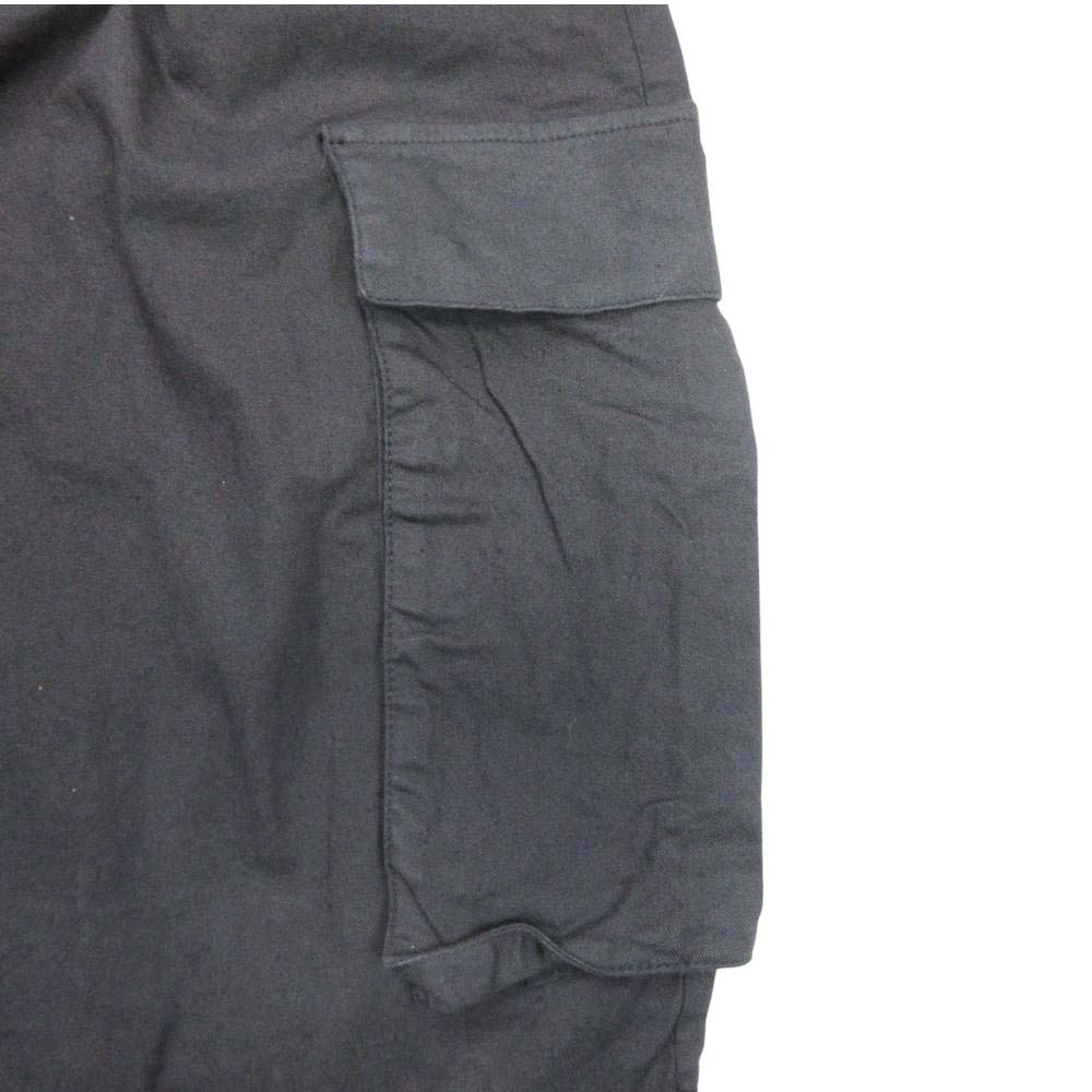 【中古】未使用 marc point マークポイント コットン リネン サロペット オーバーオール パンツ カーゴポケット 50 ブラック メンズ Luxs ブランド古着のリュクス