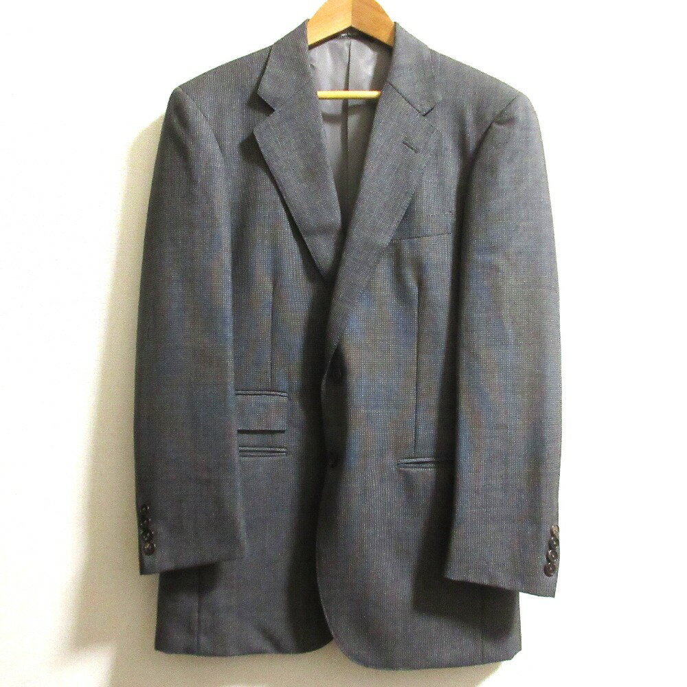 【中古】良品 POLO by RALPH LAUREN ポロバイラルフローレン テーラードジャケット ジレ ベスト 2点セット サイズA6 ブラック グレー メンズ Luxs ブランド古着のリュクス