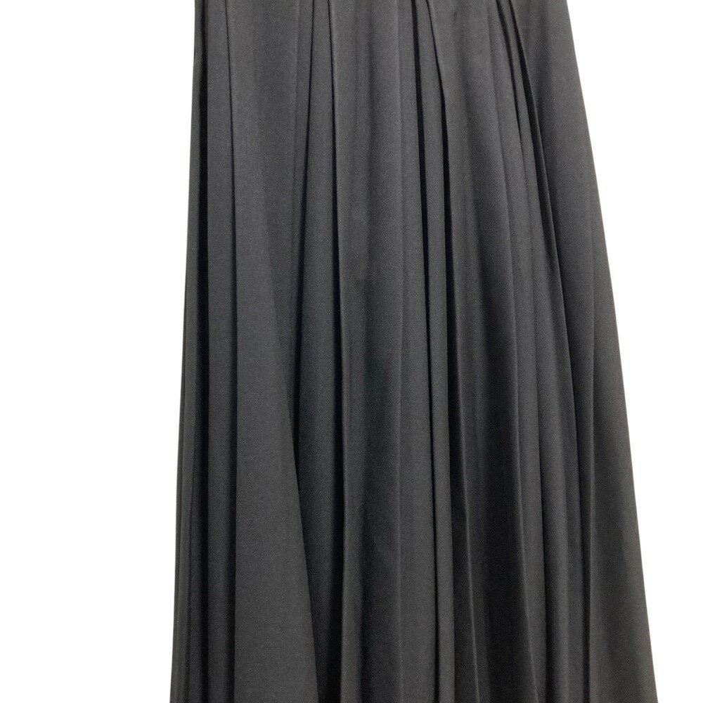 【中古】美品 CLANE クラネ プリーツロングスカート サイズ1 ブラック レディース Luxs ブランド古着のリュクス
