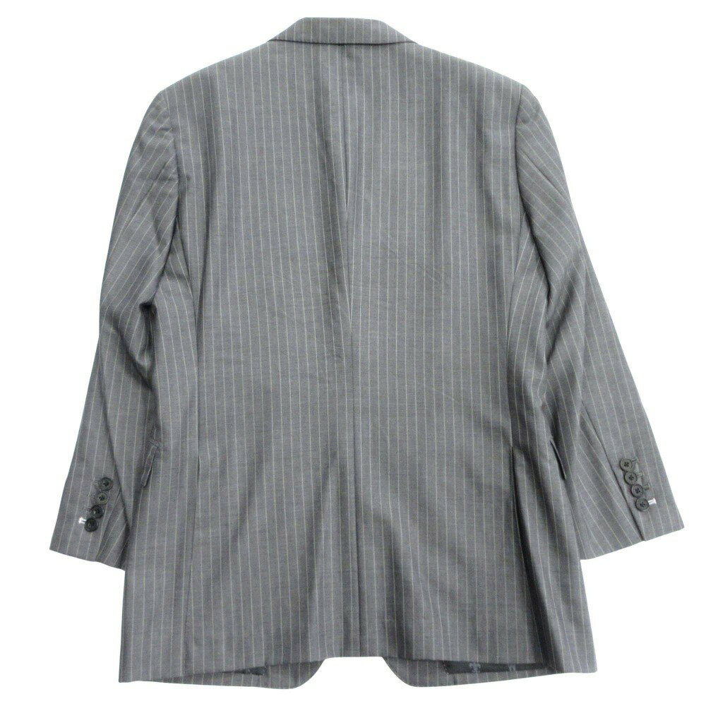 【中古】美品 BURBERRY BLACK LABEL バーバリーブラックレーベル セットアップ スーツ ジャケット パンツ ストライプ スーパー100’s メンズ Luxs ブランド古着のリュクス