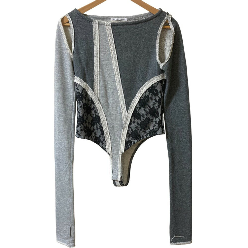 【中古】美品 JAN SOLVIE ASSEMBLY ヤンソルヴィアッセンブリー ドッキング スウェット タンガ トップ..