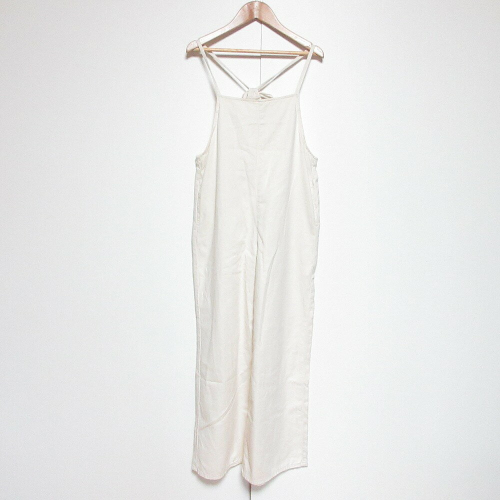 【中古】美品 LEE リー スローブイエナ 別注 サロペット オールインワン LB9347 Sサイズ アイボリー レディース Luxs ブランド古着のリュクス