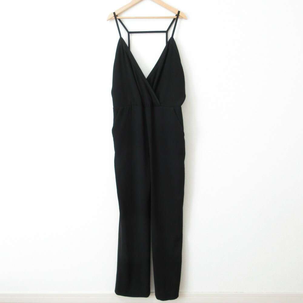 【中古】 24AW Sov. DOUBLE STANDARD CLOTHING ソブ ダブルスタンダードクロージング キャミソールオールインワン サイズ36 ブラック レディース Luxs ブランド古着のリュクス