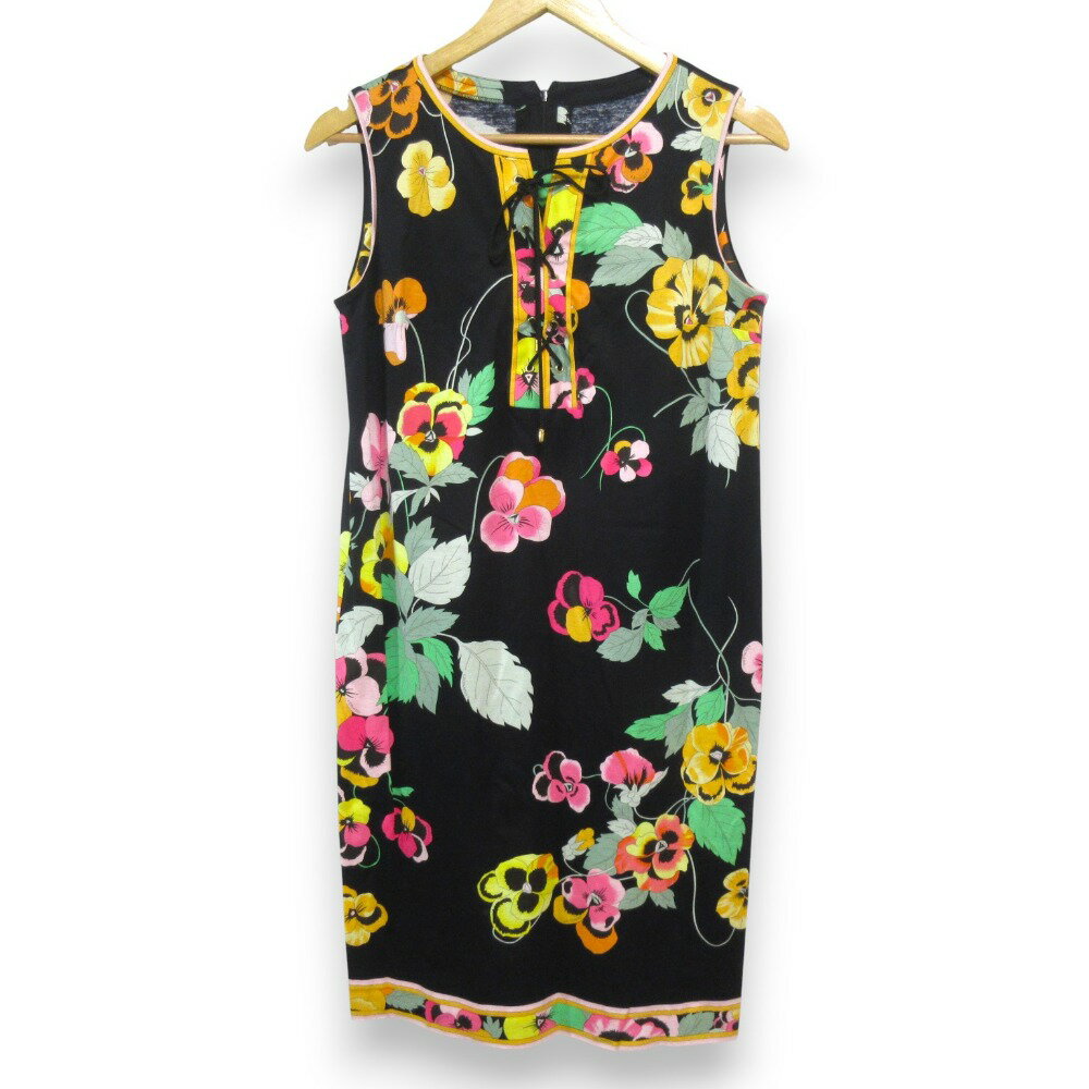 【新品同様】レオナール　カンカン　ベージュ　ワンピース　フラワー　M 楽天市場】【レオナール】LEONARD カンカン 花柄 長袖