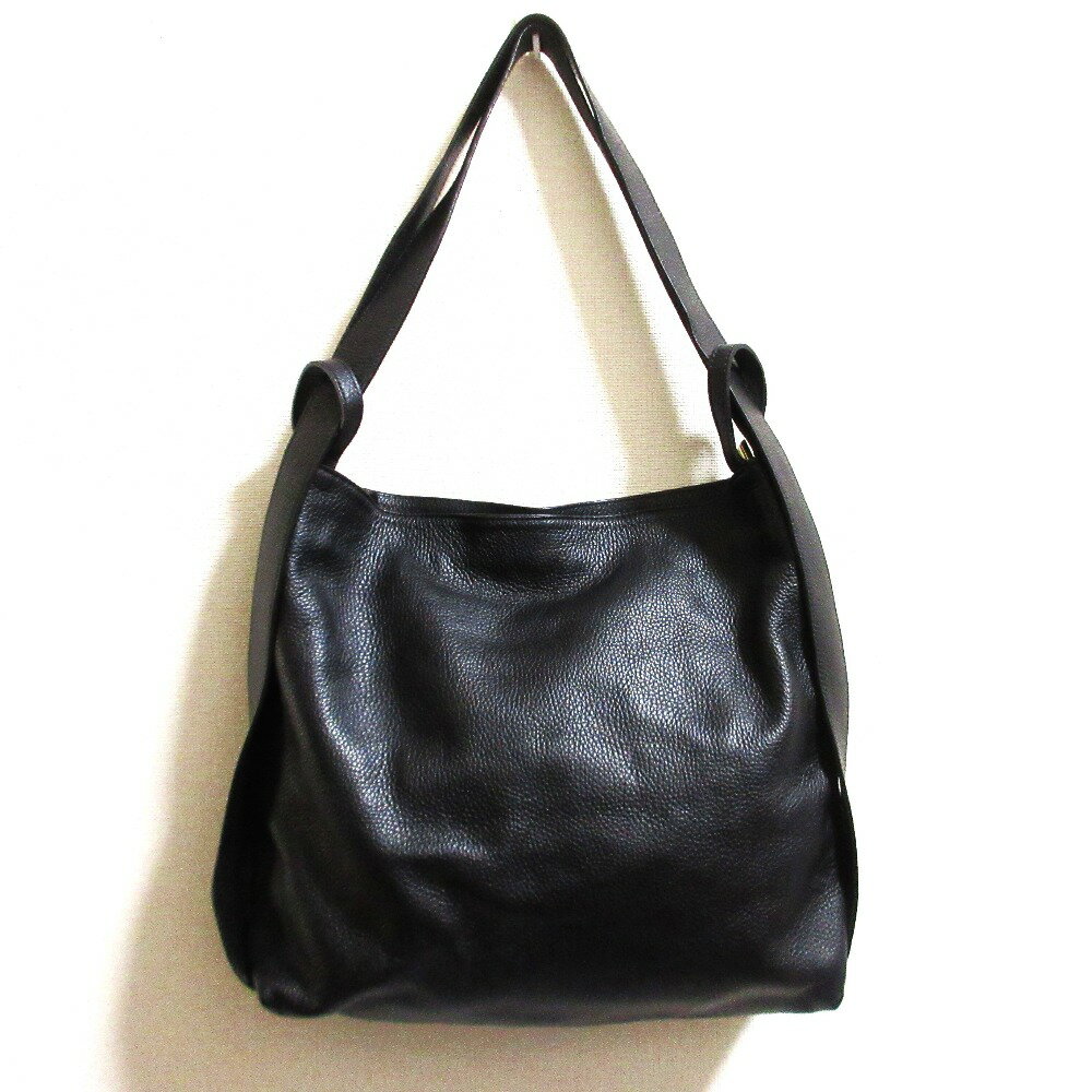 【中古】美品 Scrap Book by MY BEST BAGS スクラップブック レザー 3WAY ショルダーバッグ ブラック レディース Luxs ブランド古着のリュクス