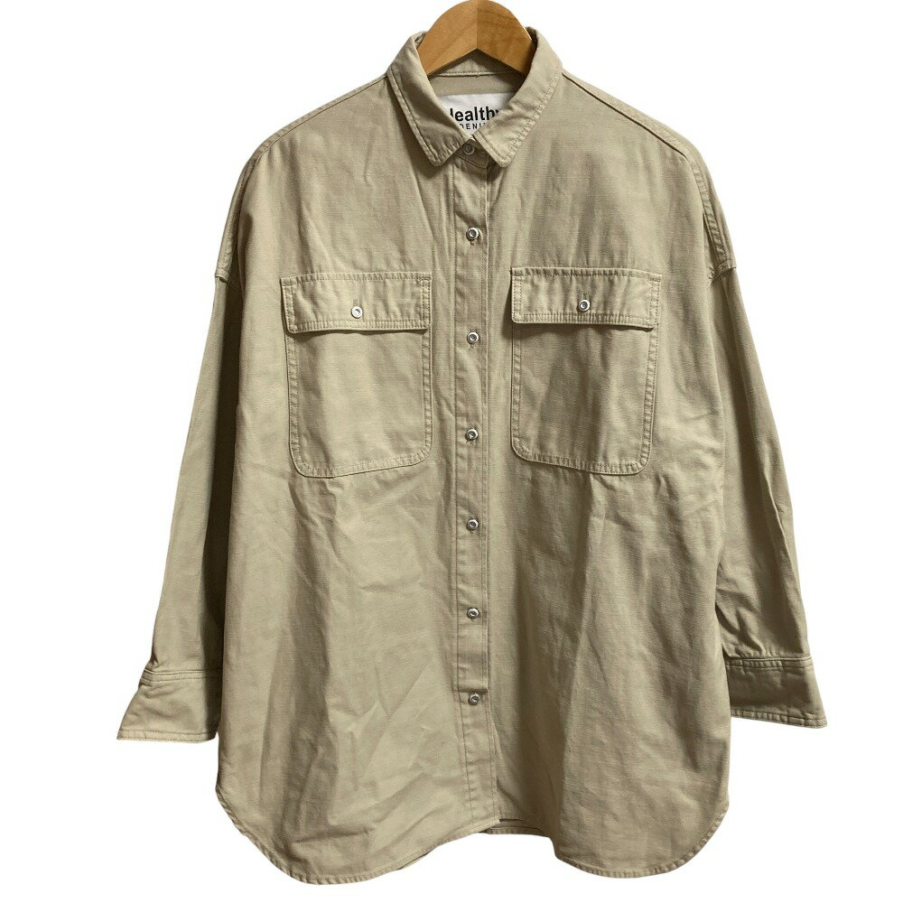 【価格見直しました】HealthyDENIM ヘルシーデニム 長袖シャツ 中古 古着 USED