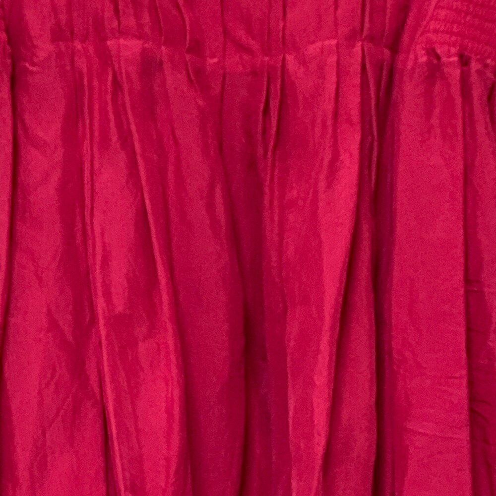 【中古】美品 H エイチ ビューティ＆ユース SILK GATHER STRAP BLOUSE シルク 長袖 オープンショルダー ブラウス S ピンク レディース Luxs ブランド古着のリュクス