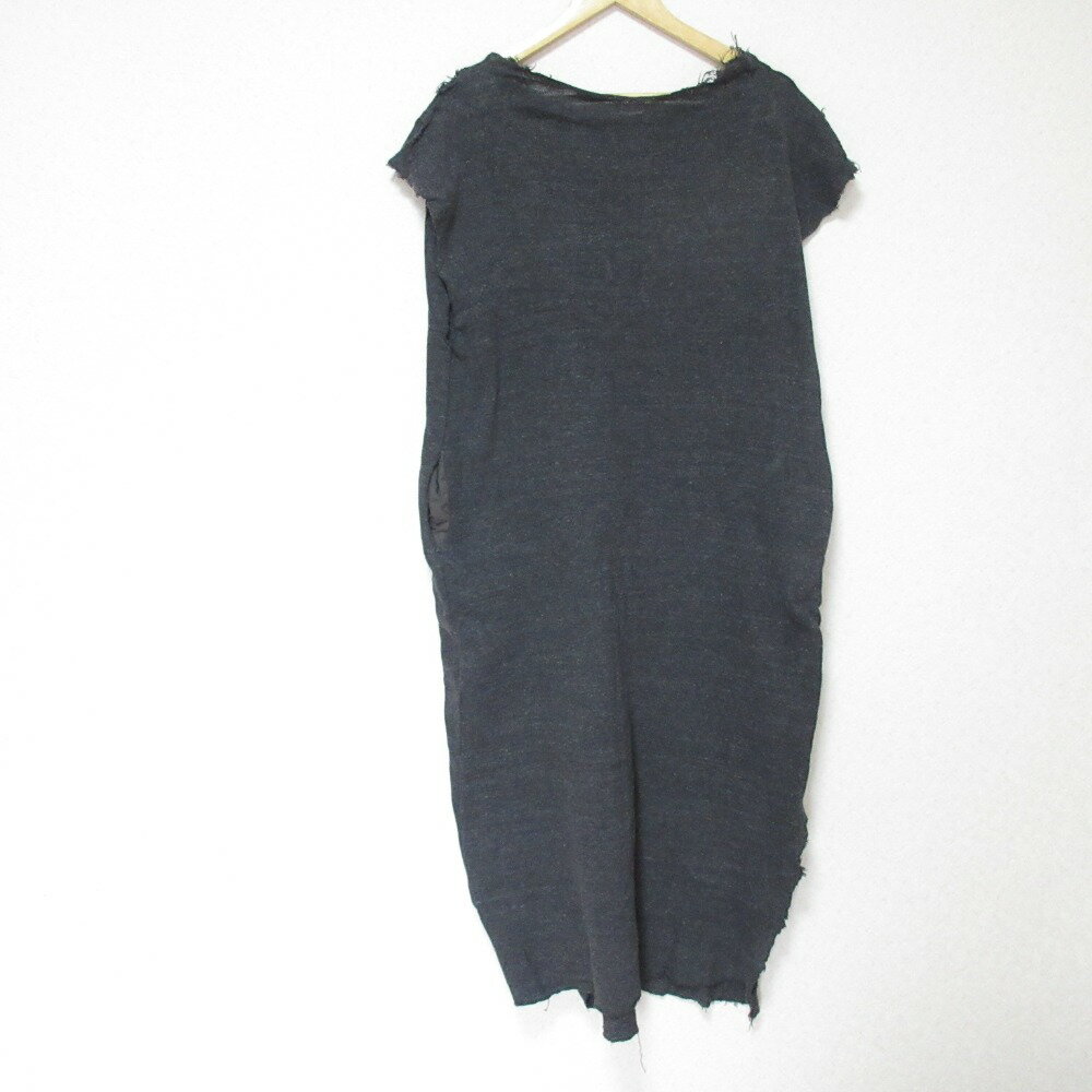 【中古】美品 R JUBILEE Rジュビリー ニットワンピース F グレー レディース Luxs ブランド古着のリュクス