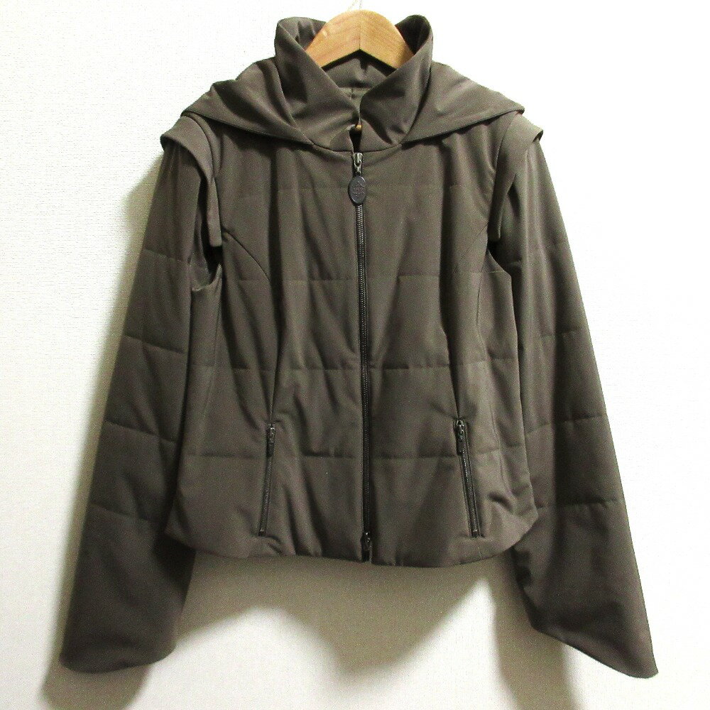 【中古】美品 FOXEY NEW YORK フォクシーニューヨーク 2WAY RAINY CUSHION ジャケット 30904 サイズ42 ..