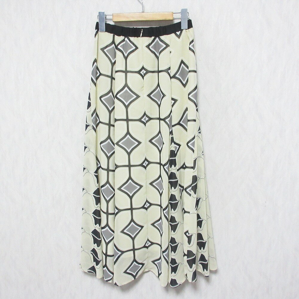 【エントリーポイント10倍】【中古】 未使用 23AW Grace Class グレースクラス グレースコンチネンタル ロング イージー キカリップコンビスカート 0223421081 36 ベージュ レディース Luxs ブランド古着のリュクス