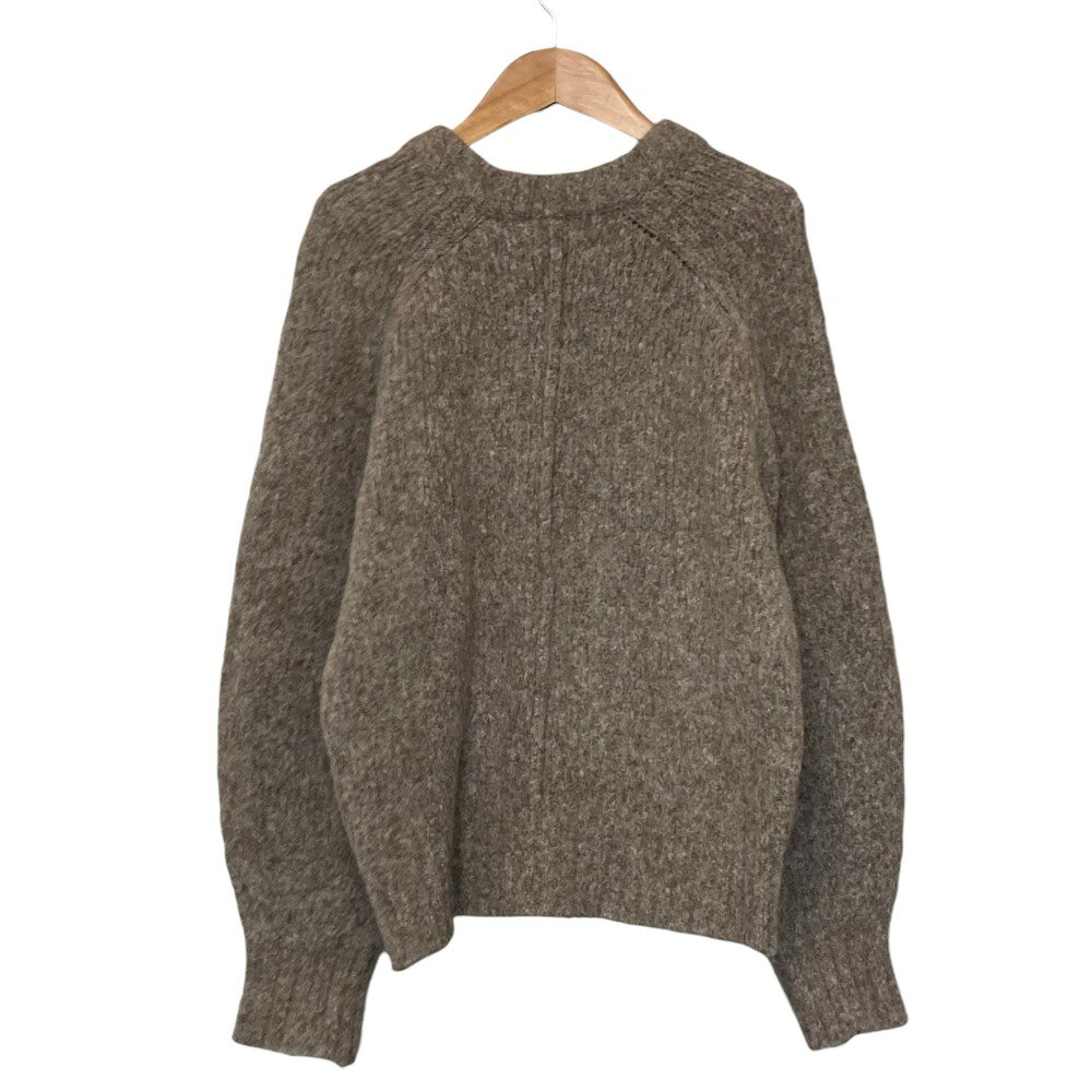 【中古】24AW Mila Owen ミラオーウェン ベビーアルパカ ミドルゲージVネック ニット セーター F モカ レディース 長袖セーター 美品 luxs-10128385 Luxs(ブランド古着のリュクス) サンプル画像2