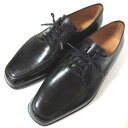 【中古】 未使用 JOHN LOBB ジョンロブ ビスポーク レザー ダービーシューズ ビジネスシューズ ドレスシューズ ブラック メンズ Luxs ブランド古...