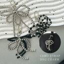 【 37%OFF SALE セール 】バッグチャーム ビーズチェーン リボンチャーム 韓国 チャーム おしゃれ 大人女子シンプル バックチャーム レディース 雑...