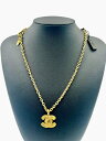 ★美品★ 中古 シャネル CHANEL ネックレス Aランク ココマーク ヴィンテージ ゴールド アクセサリー タグ付