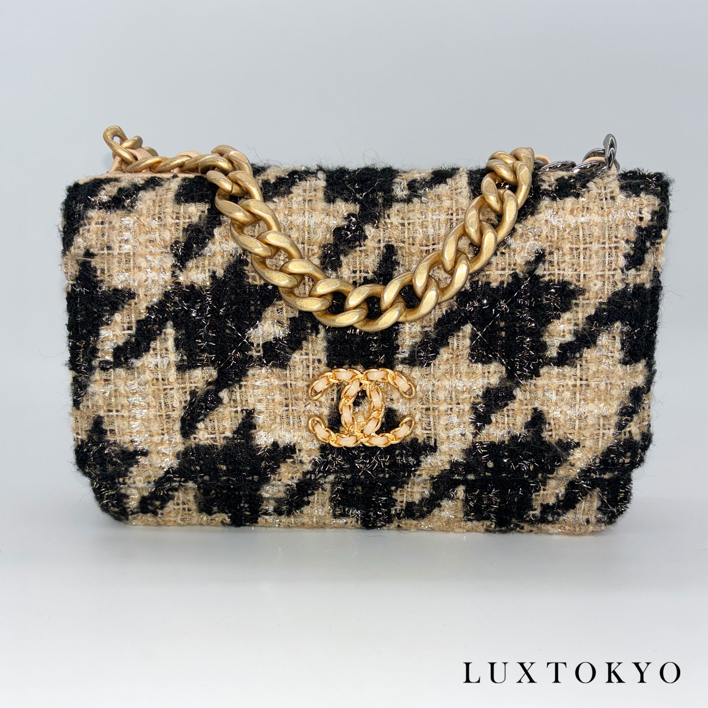 CHANELシャネル19ツイード千...