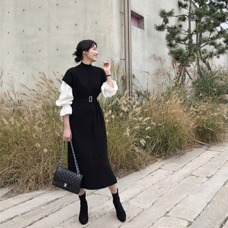 インスタで大人気 サイズが豊富 大人おしゃれに定番 ニット ワンピース 30代ファッション 40代ファッション モード系 送料無料 ワンピ スカート トップス ブラウス ２点セットアップ パーティードレス エレガント ロング丈 オフィス ママコーデ プチプラ 韓国